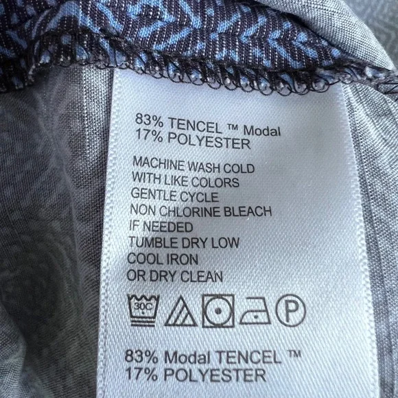 Tommy Bahama Shirt Mens XXXL Blue Geometric The Coconut Point ST324848 - Picture 4 of 9